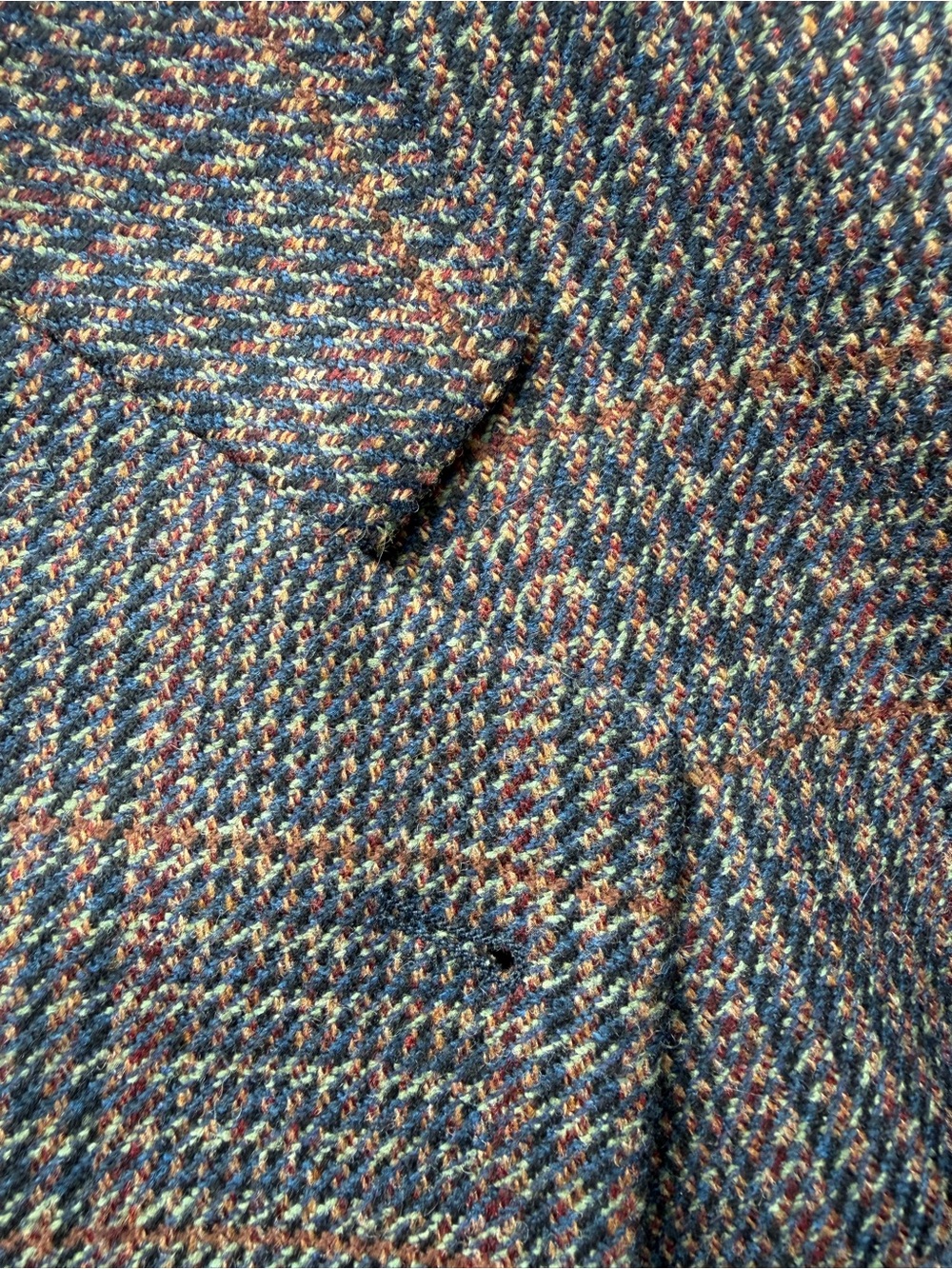 Vintage HUGO BOSS x Barneys Loro Piana Plaid Sport Coat Blazer 38R Wool Cashmere - Picture 9 of 12